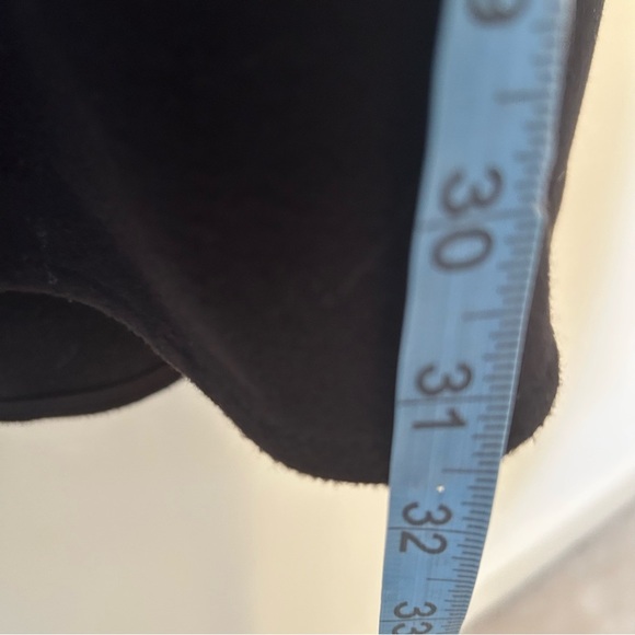 J. Jill Vintage Dark Black Wool Overcoat Women Size 2X Career Mature Business - Picture 10 of 12